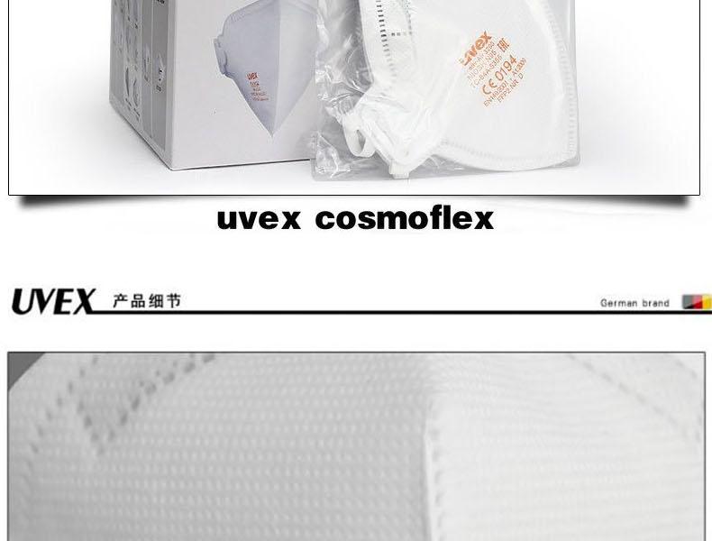 UVEX優(yōu)唯斯8733200折疊式FFP2防塵口罩圖片8