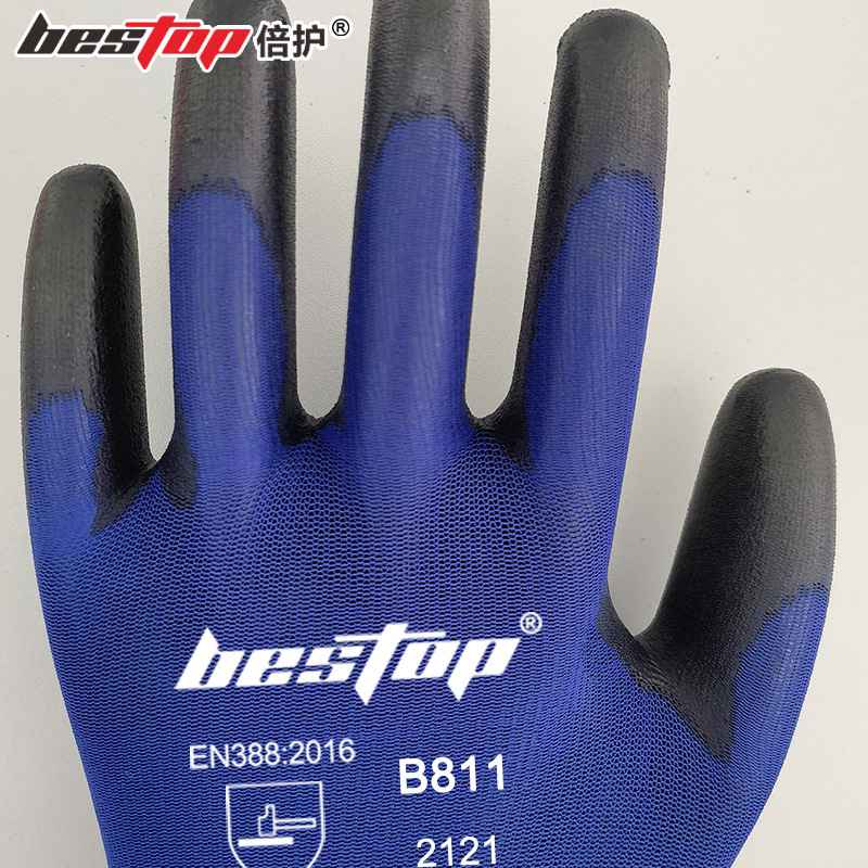 bestop倍護(hù)B811尼龍浸膠勞保手套圖片2